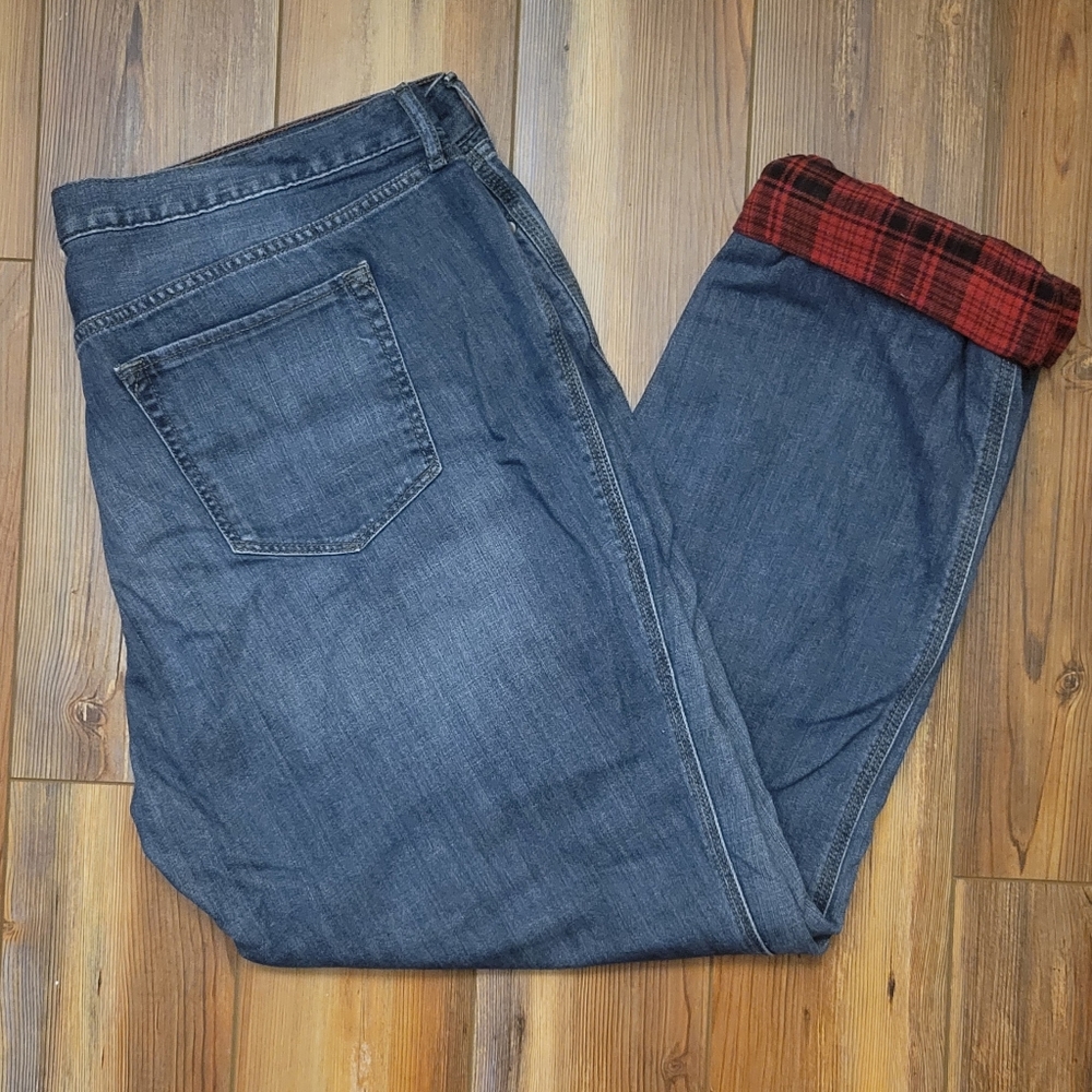 Flannel Lined Jeans - image 3